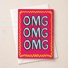 Open Card - OMG OMG OMG