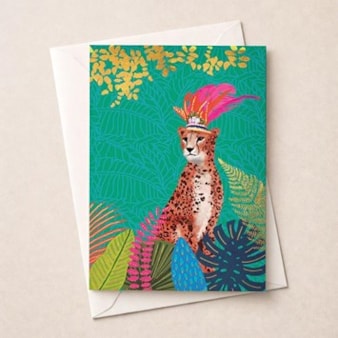 Open Card - Jungle Cheetah