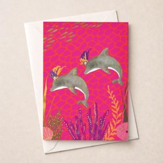 Open Card - Dolphins Open Card - Dolphins