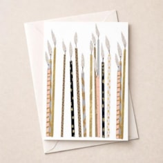 Birthday Card - Candles Birthday Card - Candles