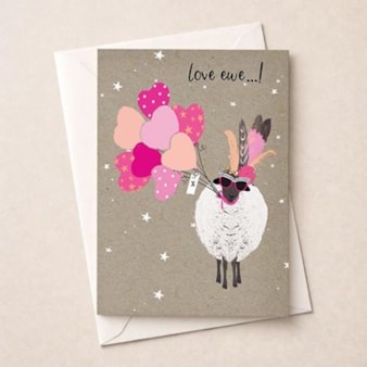 Open Card - Love Ewe!