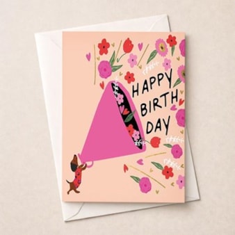 Birthday Card - Birthday Flowers