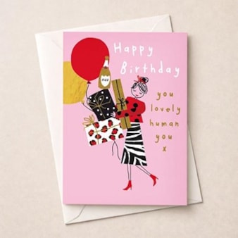 Birthday Card - Gifts And Balloons