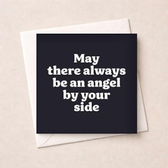 Just To Say Card - May there always be an angel Just To Say Card - May there always be an angel