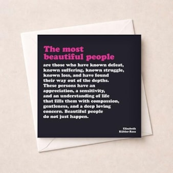 Open Card - The most beautiful people Open Card - The most beautiful people