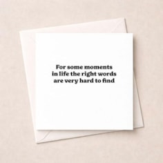 Thinking Of You Card - For some moments Thinking Of You Card - For some moments