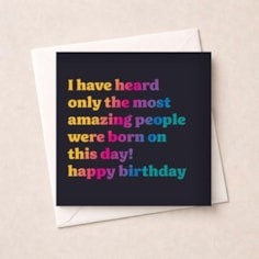 Birthday Card - Most Amazing People