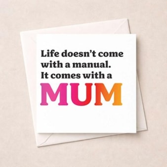 Just To Say Card - Life Doesn