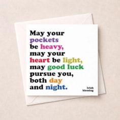 Just To Say Card - May Your Heart Be Light