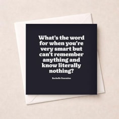 Just To Say Card - What's The World