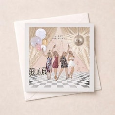 Birthday Card - Disco Birthday Card - Disco