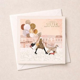 Sister Birthday Card - Shopping Trip