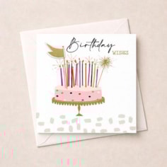 Birthday Card - Birthday Cake Birthday Card - Birthday Cake