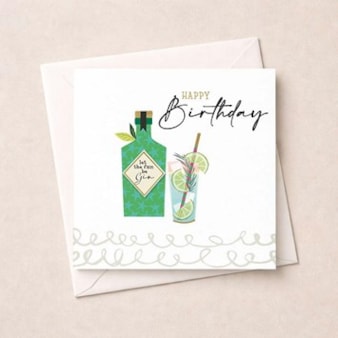 Birthday Card - Let The Fun Be Gin