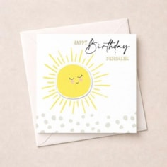 Birthday Card - Sunshine Birthday Card - Sunshine