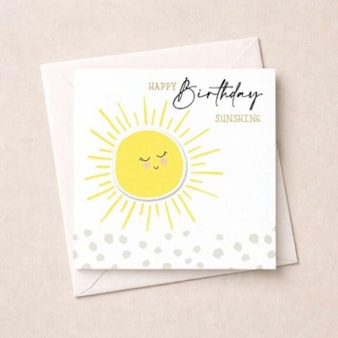 Birthday Card - Sunshine Birthday Card - Sunshine
