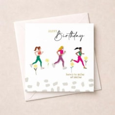 Birthday Card - Runners