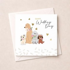 Wedding Card - Dogs Wedding Card - Dogs