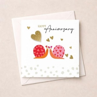 Anniversary Card - Snails Anniversary Card - Snails