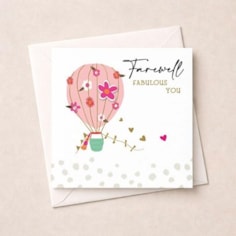 Sorry You’re Leaving Card - Hot Air Balloon Sorry You’re Leaving Card - Hot Air Balloon
