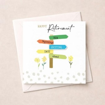 Retirement Card - New Beginnings Retirement Card - New Beginnings