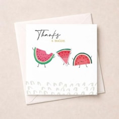 Thank You Card - Watermelon Thank You Card - Watermelon