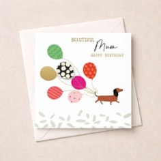 Birthday Card - Mum Sweet Daschund Birthday Card - Mum Sweet Daschund