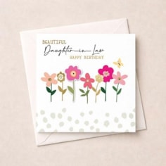 Birthday Card - Daighter-in-Law Flowers Birthday Card - Daighter-in-Law Flowers