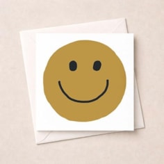 Open Card - Smiley Face Open Card - Smiley Face