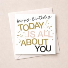 Birthday Card - All About You