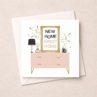 New Home Card - New Home Sweet Home New Home Card - New Home Sweet Home