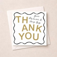 Thank You Card - Very Big Thank You Thank You Card - Very Big Thank You