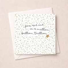 Just To Say Card - One In A Million Just To Say Card - One In A Million