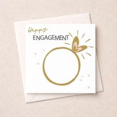 Engagement Card - Heart Ring Engagement Card - Heart Ring