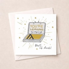 Sorry You're Leaving Card - Escaping!