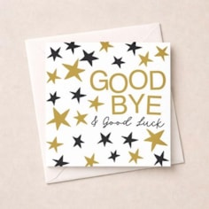 Sorry You're Leaving Card - Stars Sorry You're Leaving Card - Stars