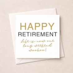 Retirement Card - Long Weekend