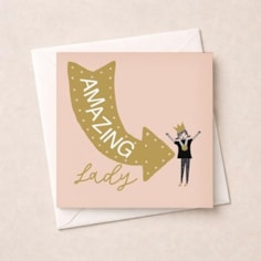 Just To Say Card - Amazing Lady Just To Say Card - Amazing Lady
