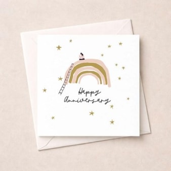 Anniversary Card - Rainbow Anniversary Card - Rainbow