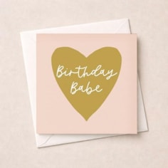Birthday Card - Birthday Babe Birthday Card - Birthday Babe