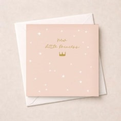 New Baby Girl Card - Little Princess