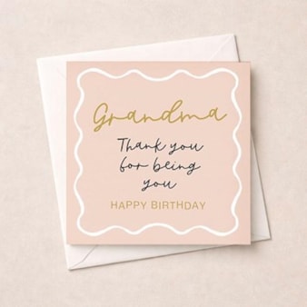 Grandma Birthday Card - Being You Grandma Birthday Card - Being You