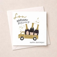 Son Birthday Card - Champagne Delivery
