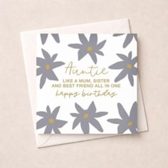 Auntie Birthday Card - All In One Auntie Birthday Card - All In One