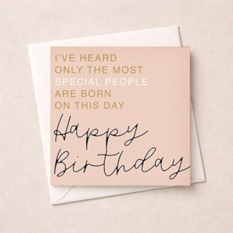 Birthday Card - Special People Birthday Card - Special People