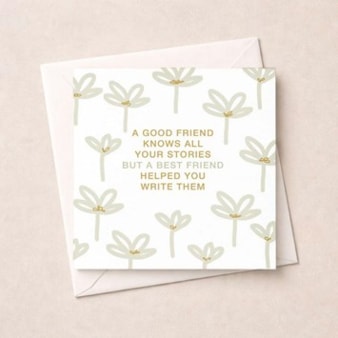 Friendship Card - Stories
