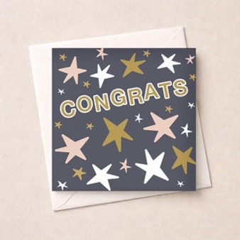 Congratulations Card - Congrats