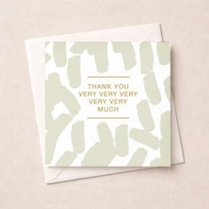 Thank You Card - Very Very Much