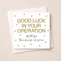 Get Well Soon Card - In Your Operation