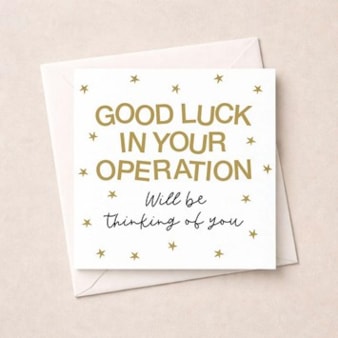 Get Well Soon Card - In Your Operation